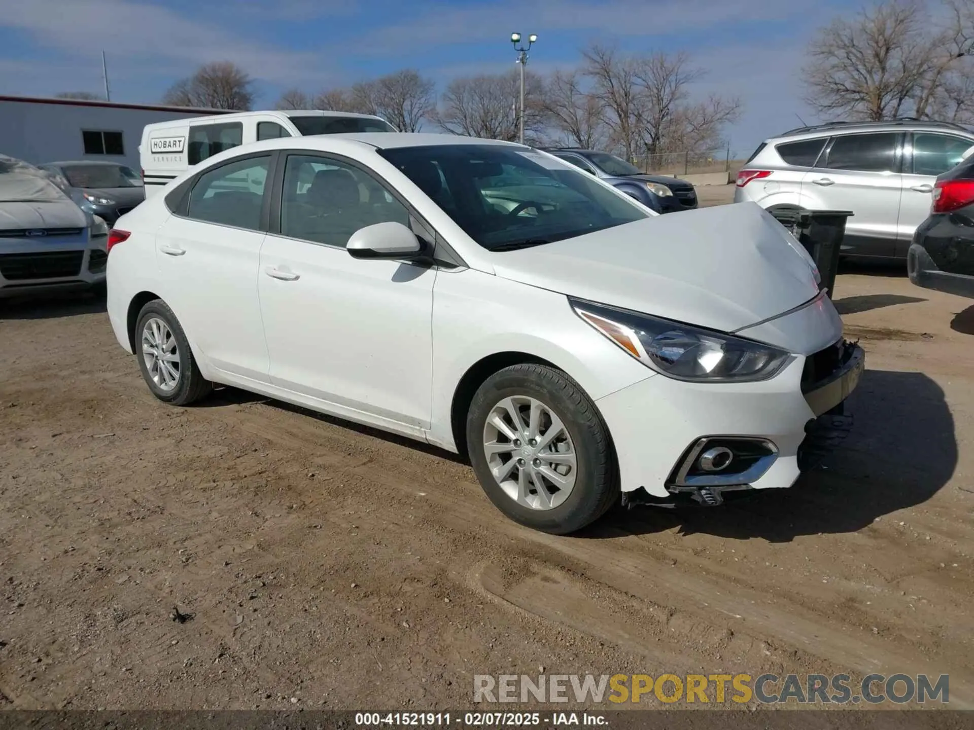 1 fotografías del automóvil dañado 3KPC24A60NE190169 HYUNDAI ACCENT 2022
