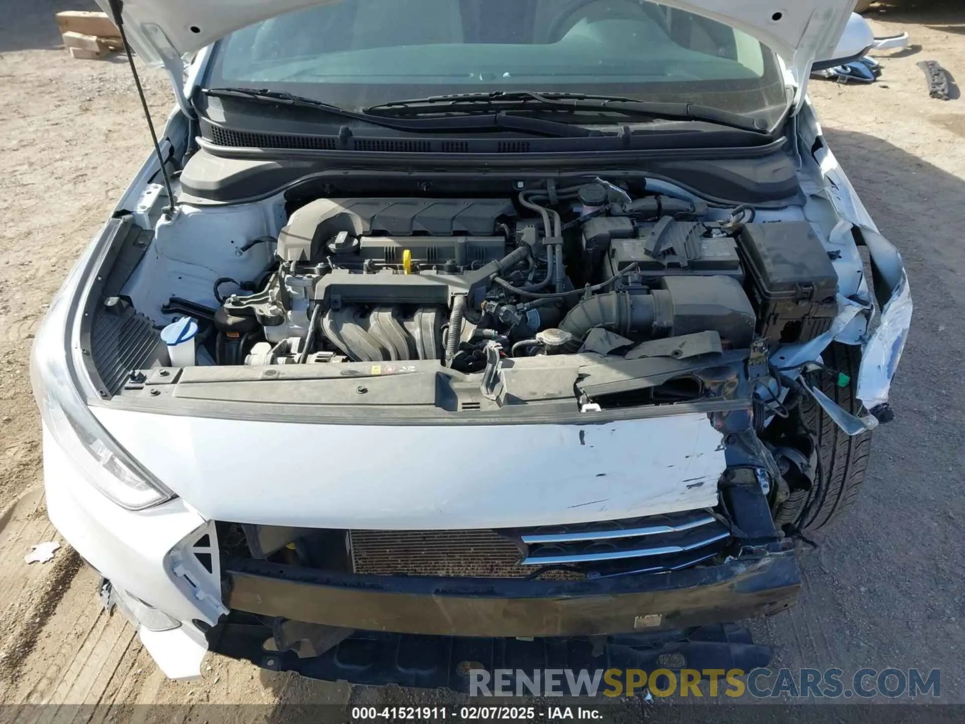 10 fotografías del automóvil dañado 3KPC24A60NE190169 HYUNDAI ACCENT 2022