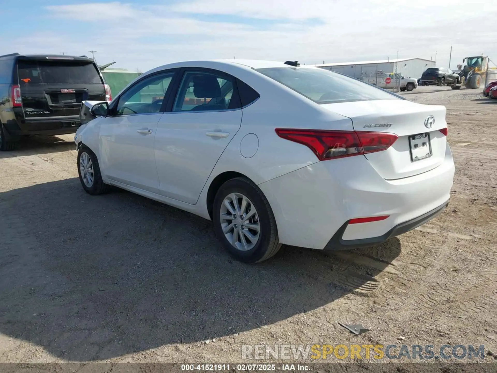3 fotografías del automóvil dañado 3KPC24A60NE190169 HYUNDAI ACCENT 2022
