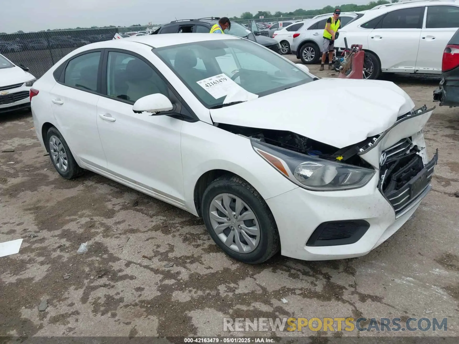 1 fotografías del automóvil dañado 3KPC24A61NE171775 HYUNDAI ACCENT 2022