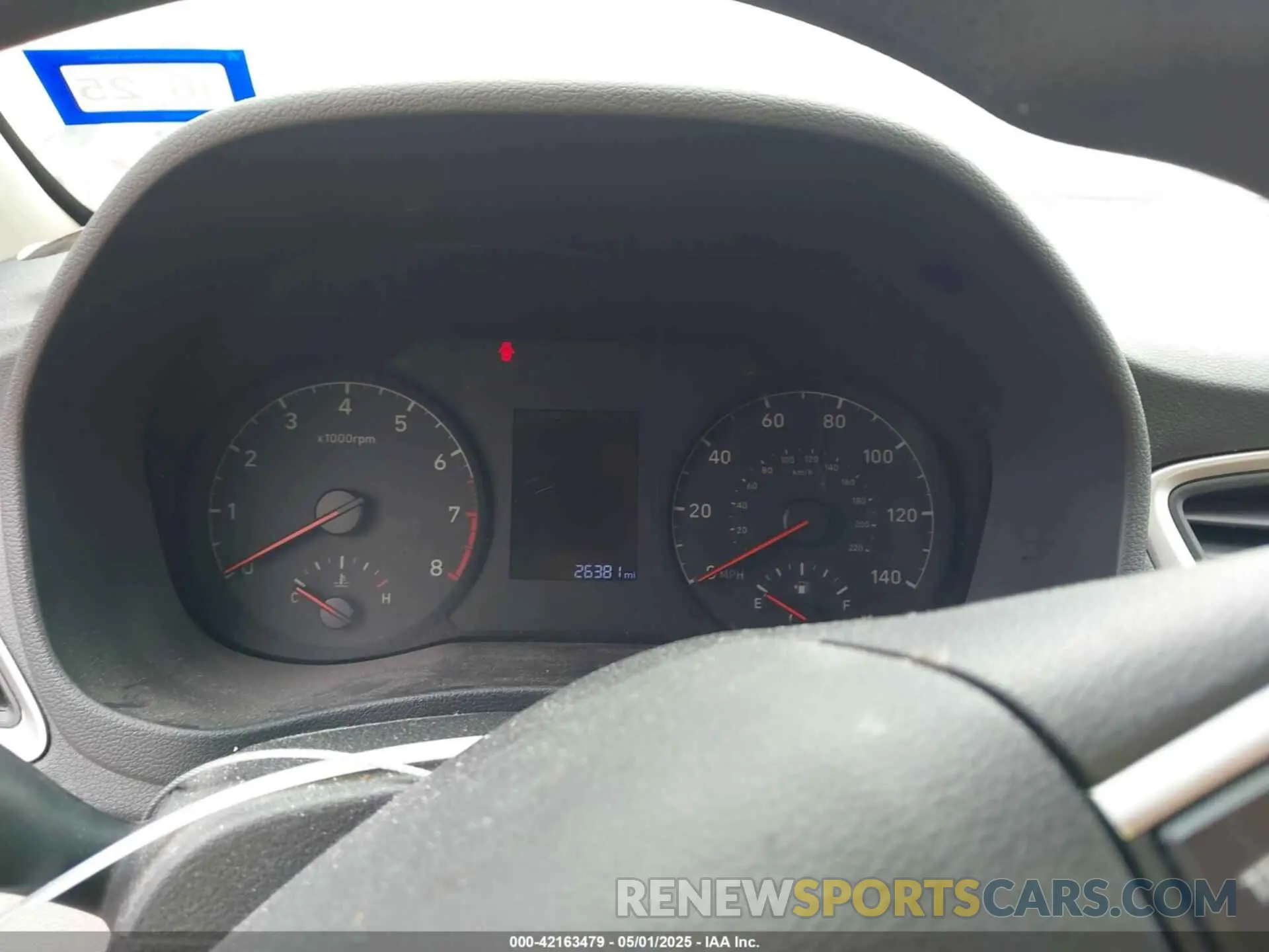 7 fotografías del automóvil dañado 3KPC24A61NE171775 HYUNDAI ACCENT 2022