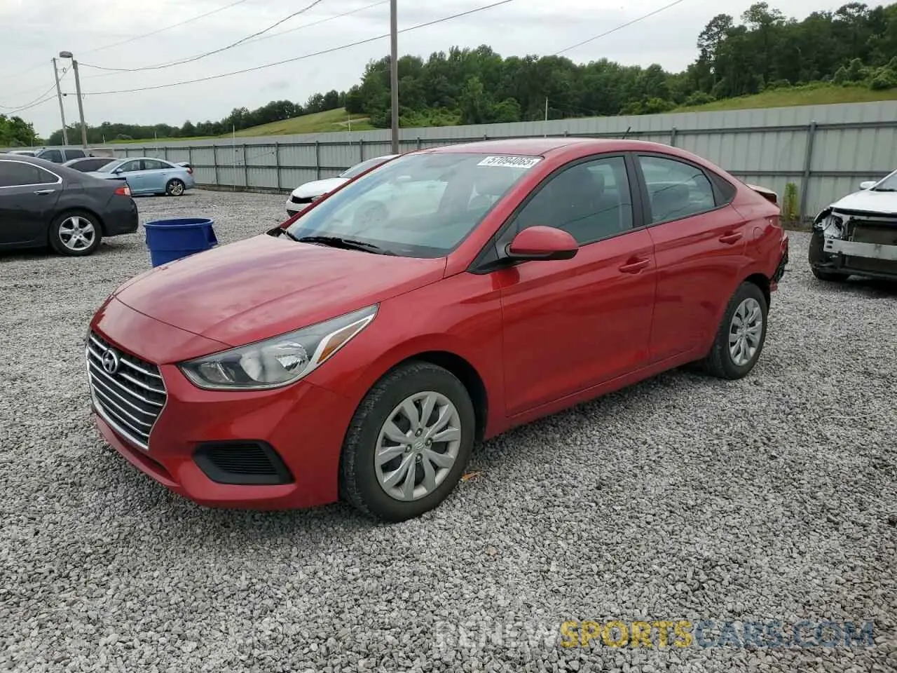 1 fotografías del automóvil dañado 3KPC24A61NE181917 HYUNDAI ACCENT 2022