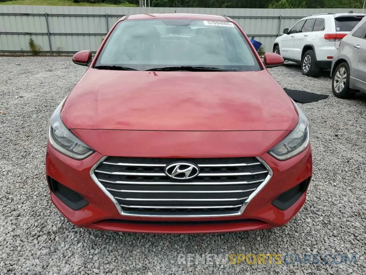 5 fotografías del automóvil dañado 3KPC24A61NE181917 HYUNDAI ACCENT 2022