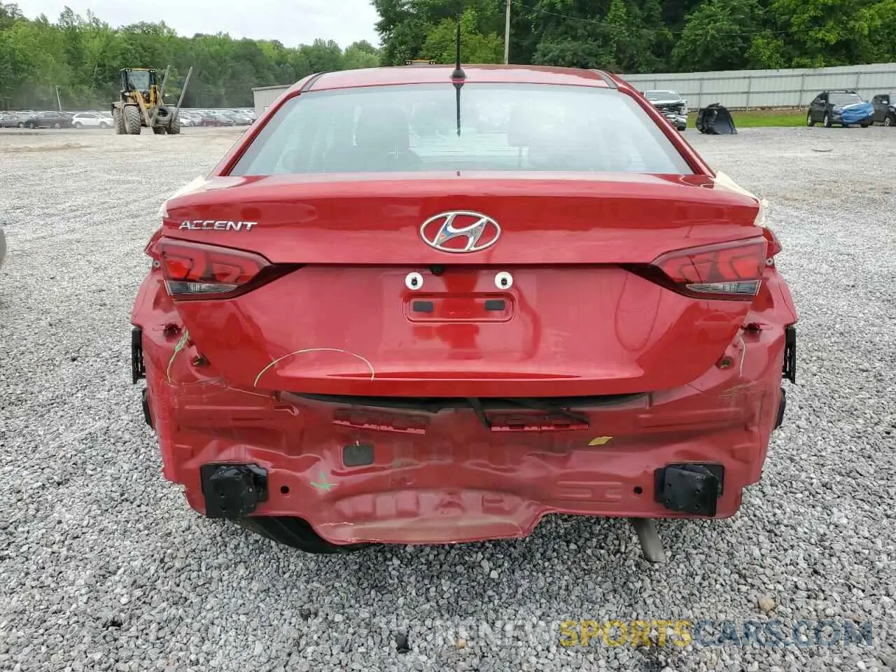 6 fotografías del automóvil dañado 3KPC24A61NE181917 HYUNDAI ACCENT 2022