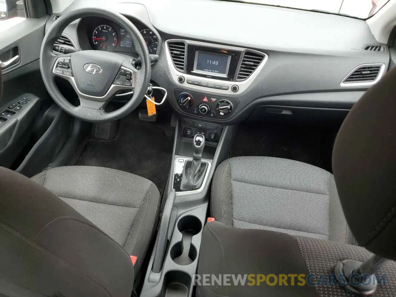 8 fotografías del automóvil dañado 3KPC24A61NE181917 HYUNDAI ACCENT 2022