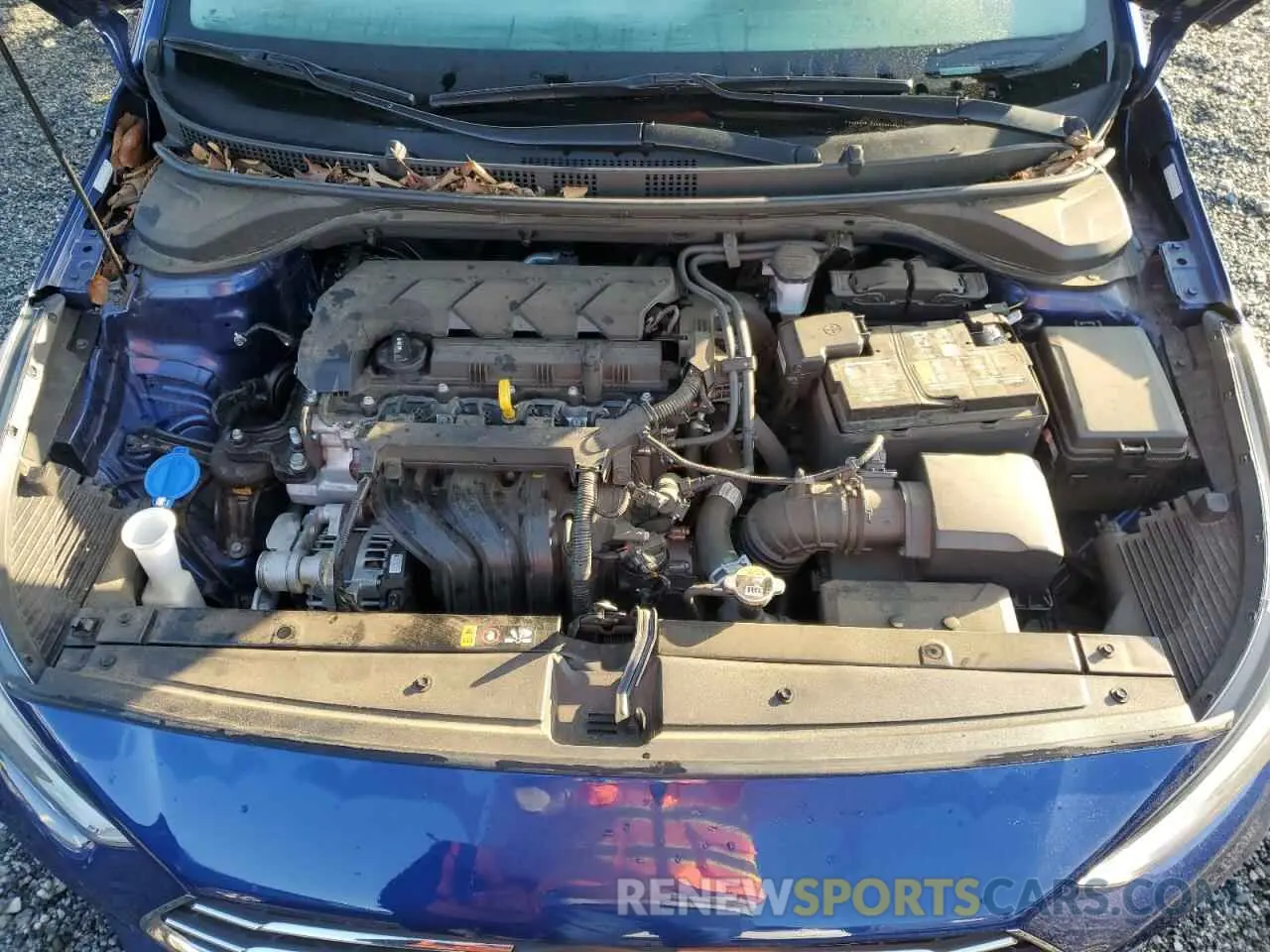 11 fotografías del automóvil dañado 3KPC24A61NE183277 HYUNDAI ACCENT 2022