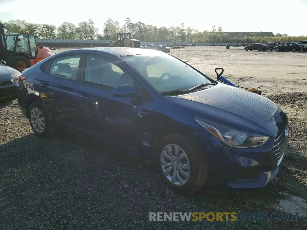 4 fotografías del automóvil dañado 3KPC24A61NE183277 HYUNDAI ACCENT 2022