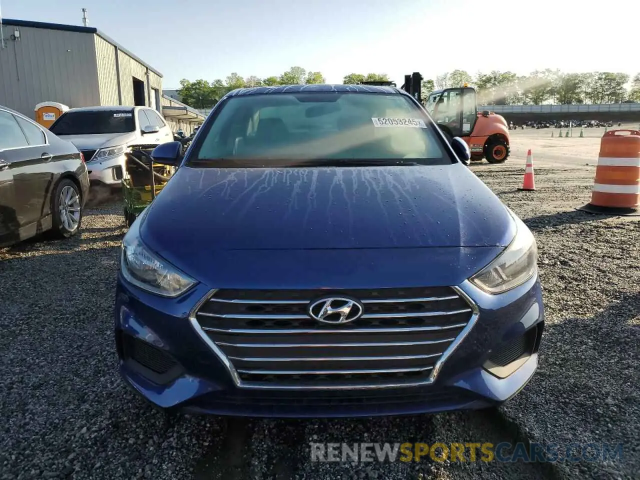5 fotografías del automóvil dañado 3KPC24A61NE183277 HYUNDAI ACCENT 2022