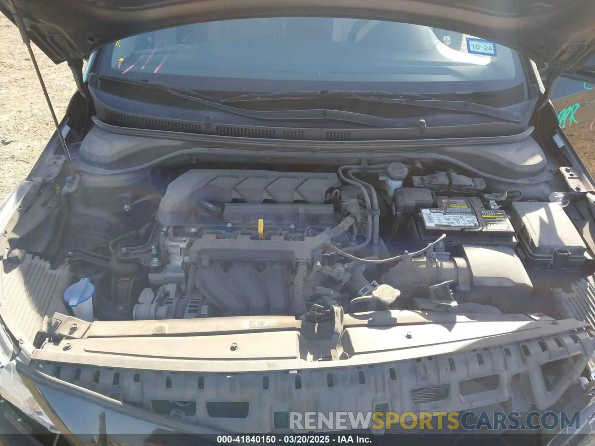10 fotografías del automóvil dañado 3KPC24A62NE158081 HYUNDAI ACCENT 2022