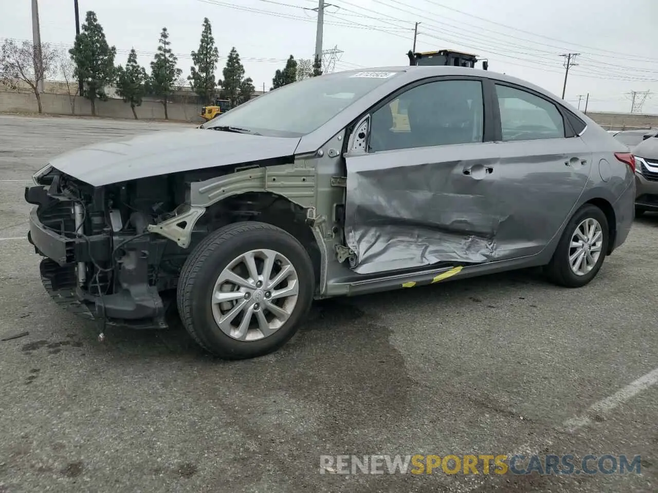 1 fotografías del automóvil dañado 3KPC24A62NE166262 HYUNDAI ACCENT 2022