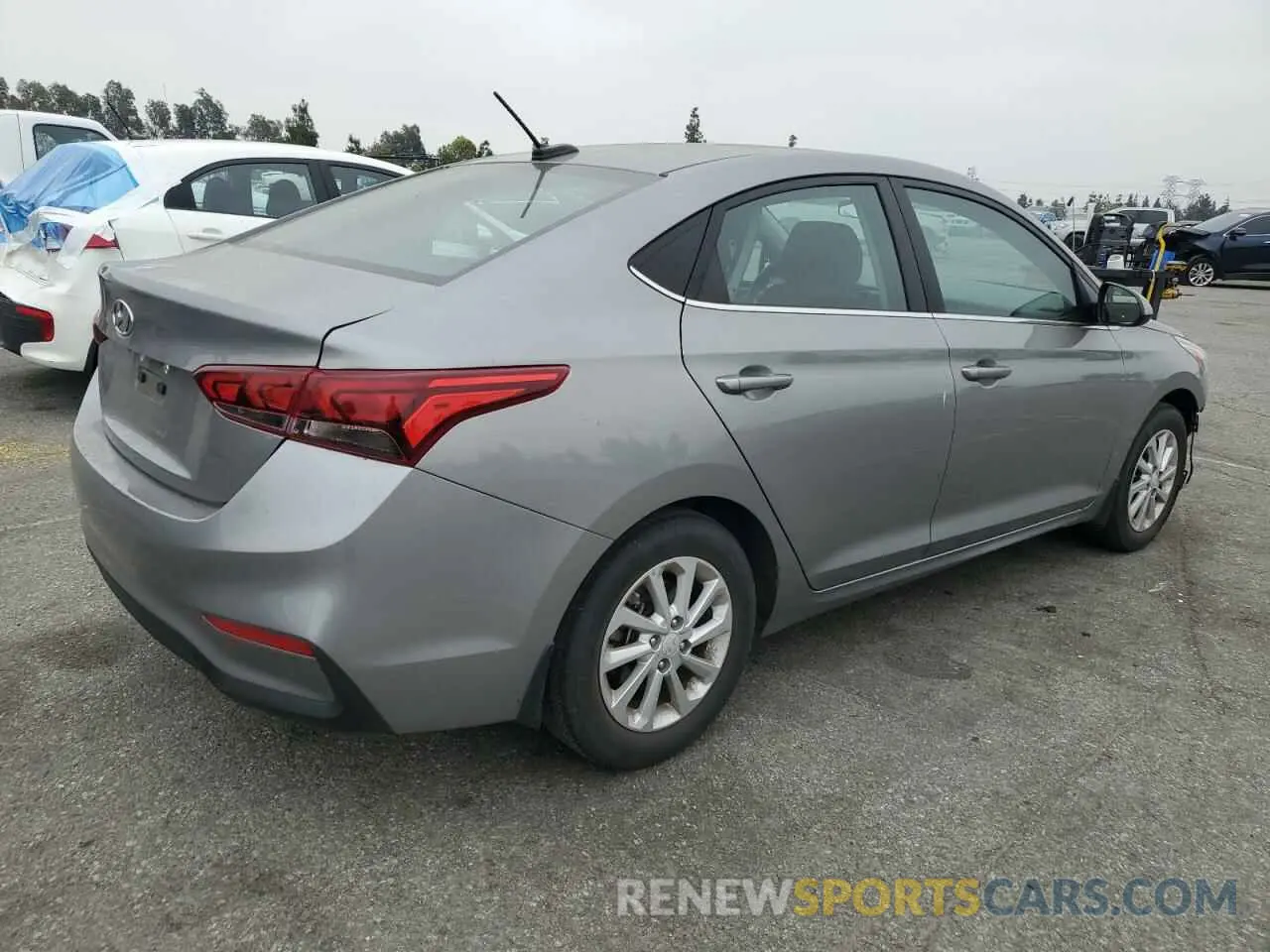 3 fotografías del automóvil dañado 3KPC24A62NE166262 HYUNDAI ACCENT 2022