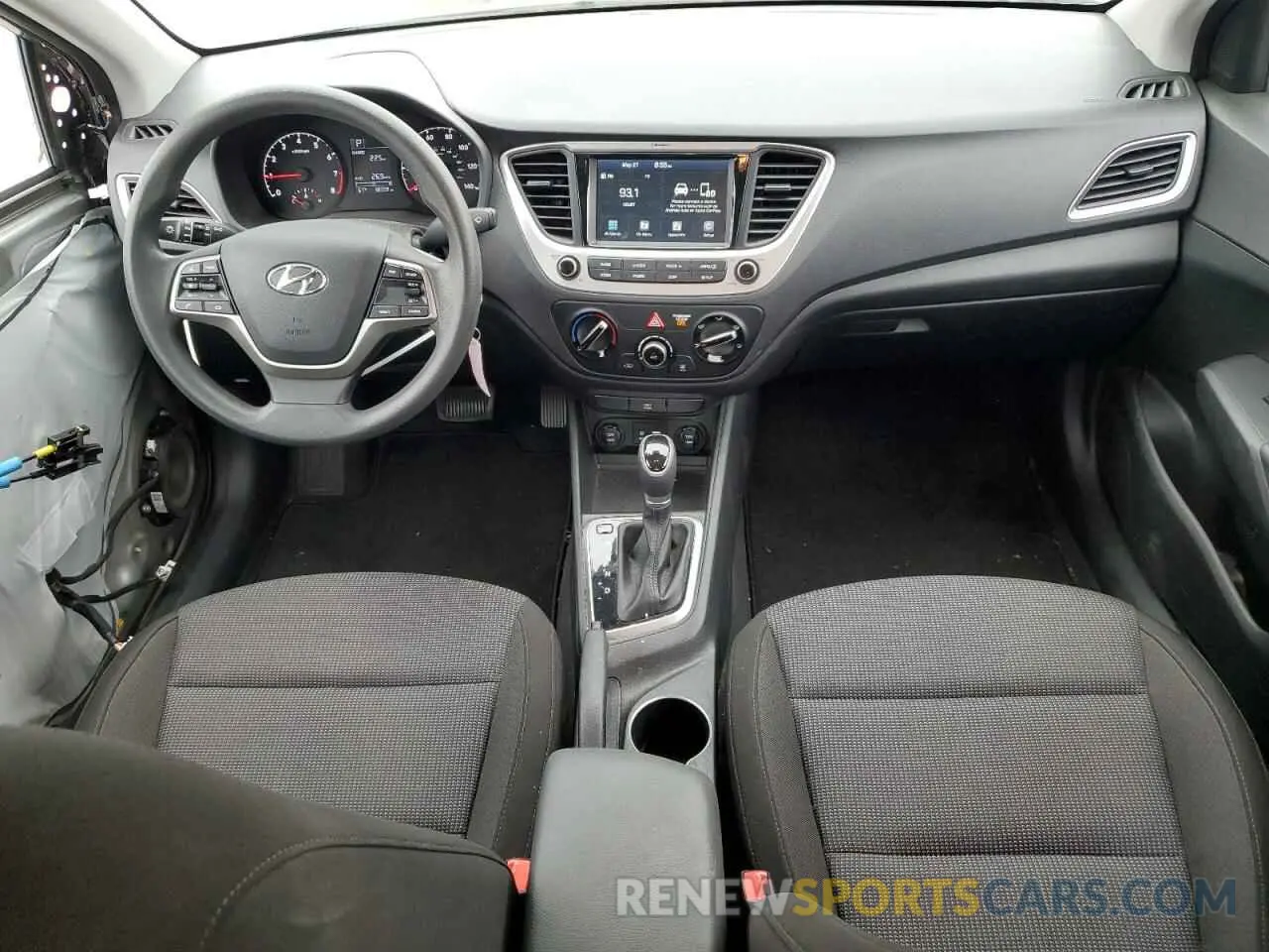 8 fotografías del automóvil dañado 3KPC24A62NE166262 HYUNDAI ACCENT 2022