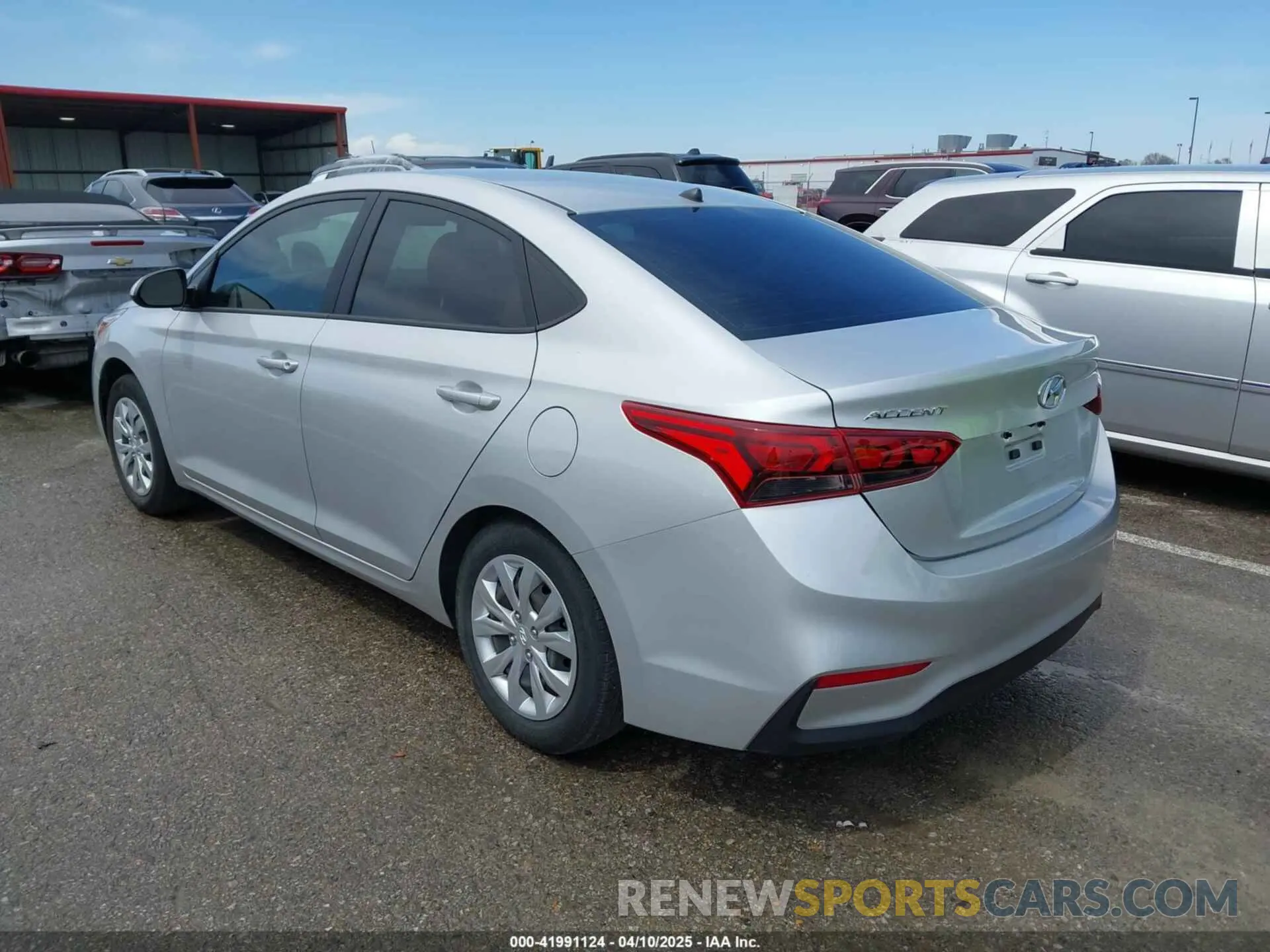 3 fotografías del automóvil dañado 3KPC24A62NE167945 HYUNDAI ACCENT 2022
