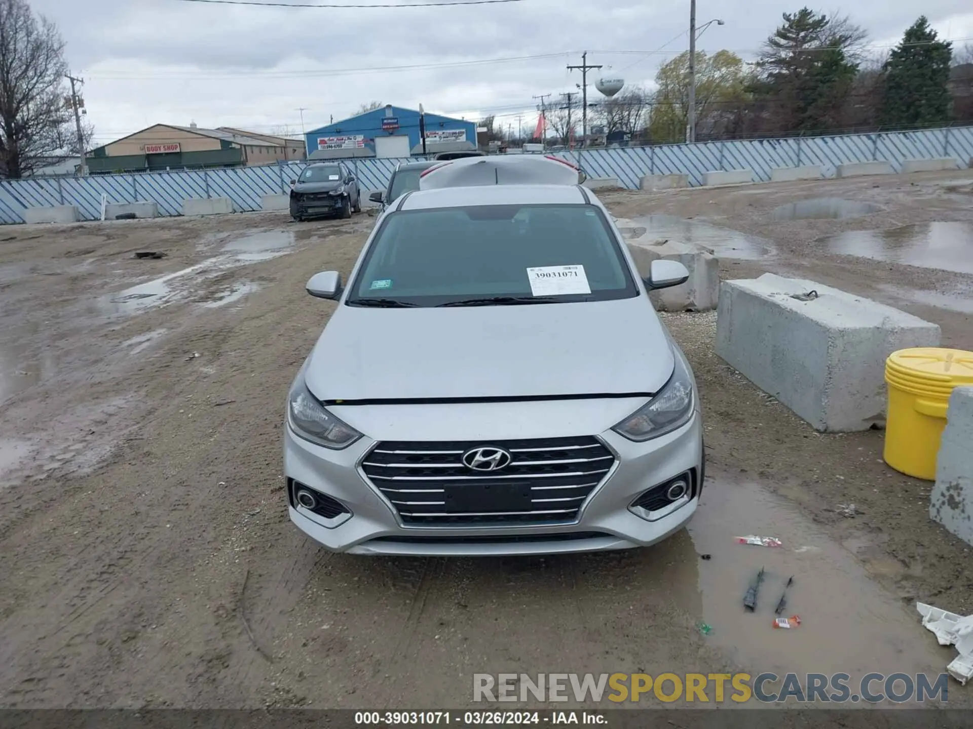 12 fotografías del automóvil dañado 3KPC24A62NE173633 HYUNDAI ACCENT 2022