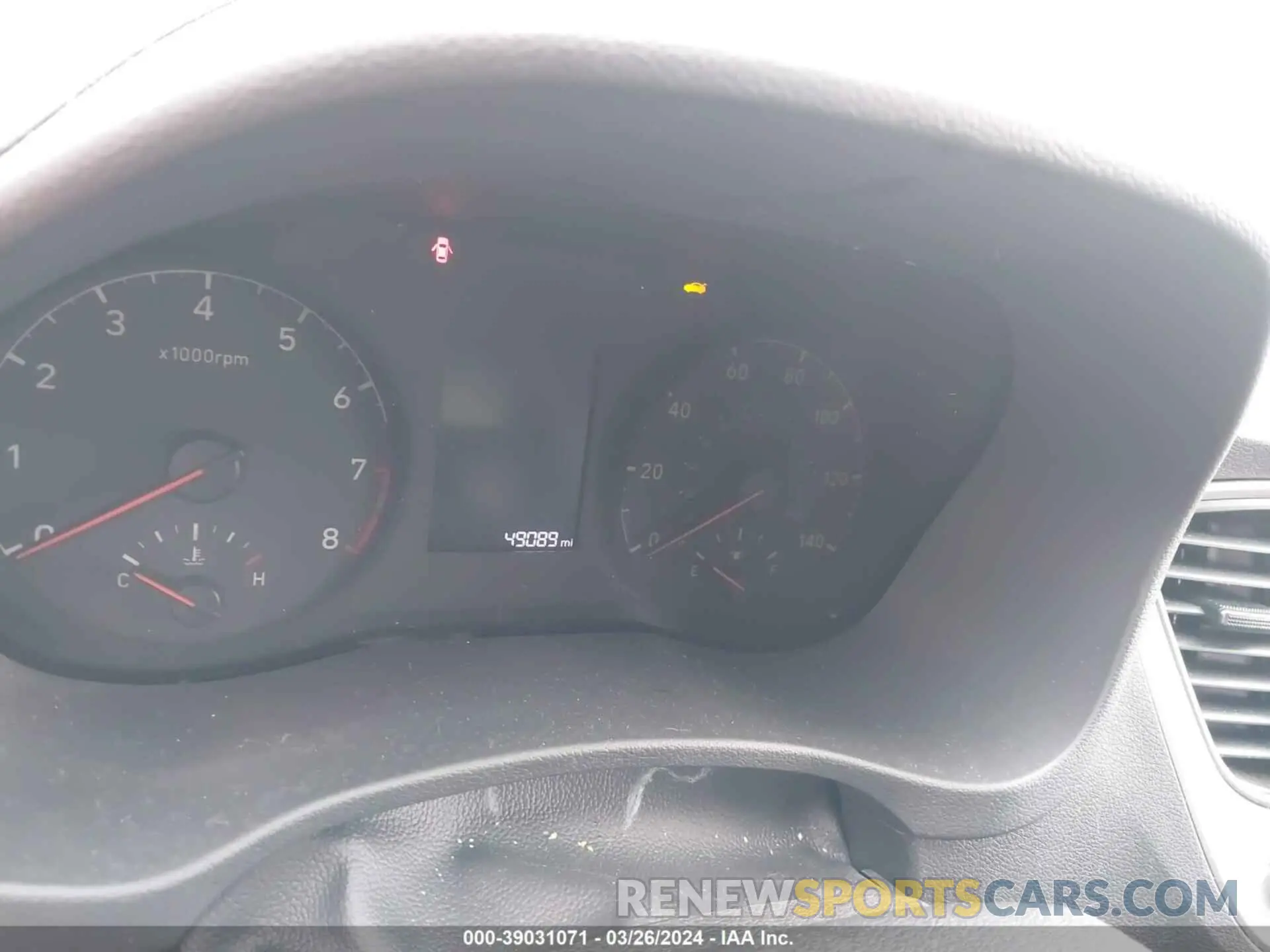 7 fotografías del automóvil dañado 3KPC24A62NE173633 HYUNDAI ACCENT 2022