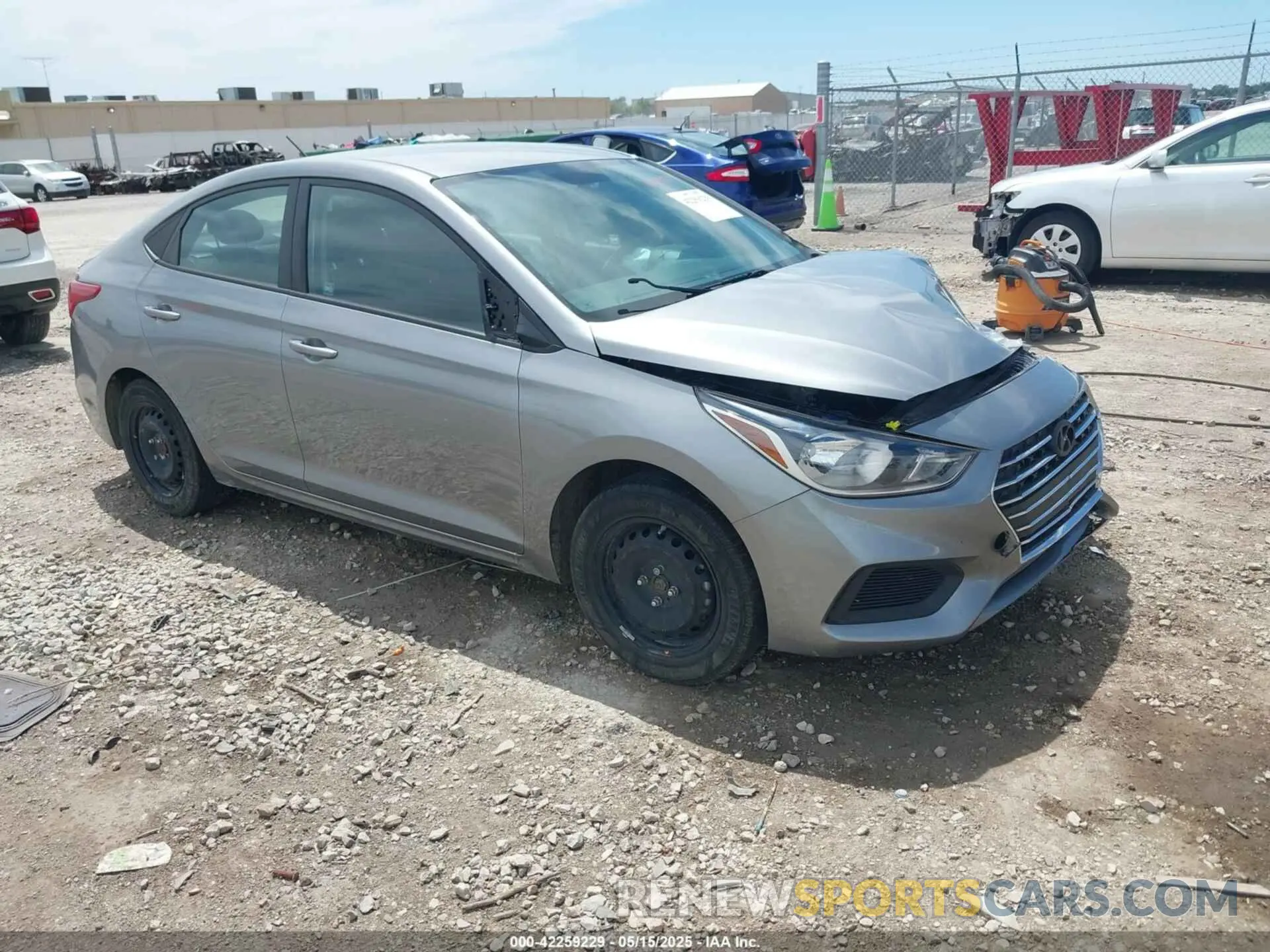 1 fotografías del automóvil dañado 3KPC24A63NE155481 HYUNDAI ACCENT 2022