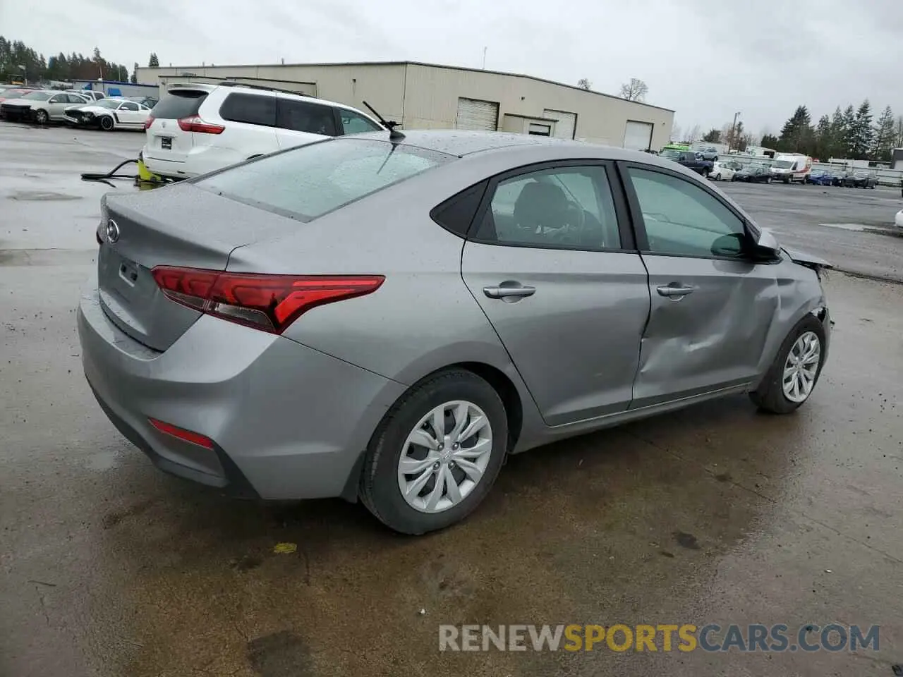 3 fotografías del automóvil dañado 3KPC24A63NE167856 HYUNDAI ACCENT 2022