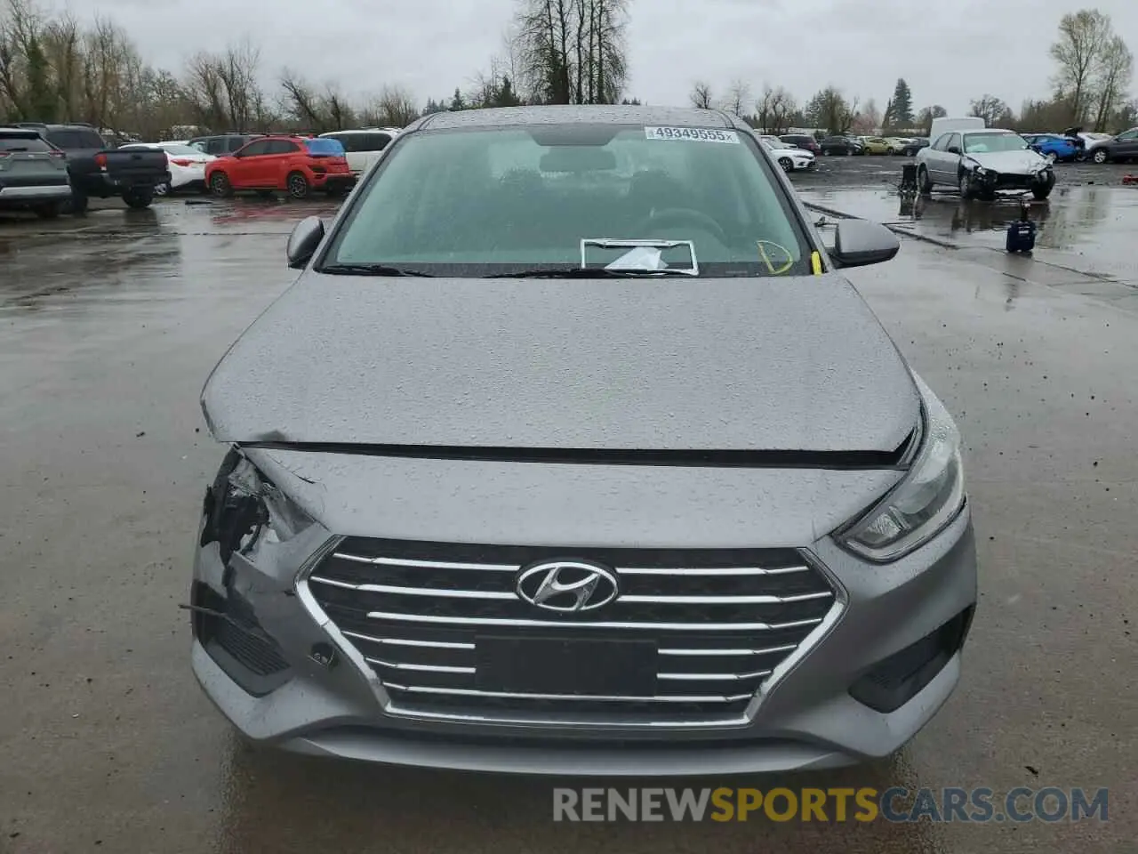 5 fotografías del automóvil dañado 3KPC24A63NE167856 HYUNDAI ACCENT 2022
