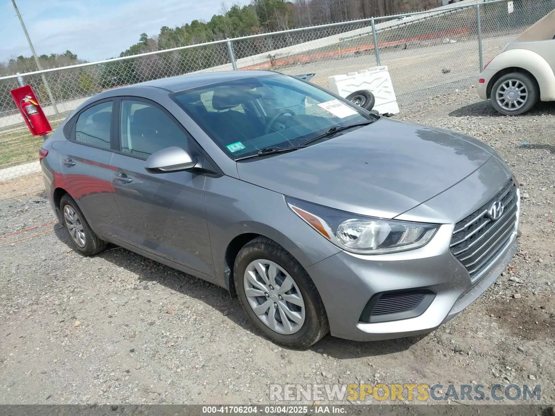 1 fotografías del automóvil dañado 3KPC24A63NE169851 HYUNDAI ACCENT 2022