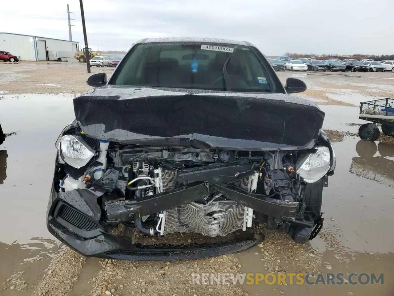5 fotografías del automóvil dañado 3KPC24A64NE168076 HYUNDAI ACCENT 2022