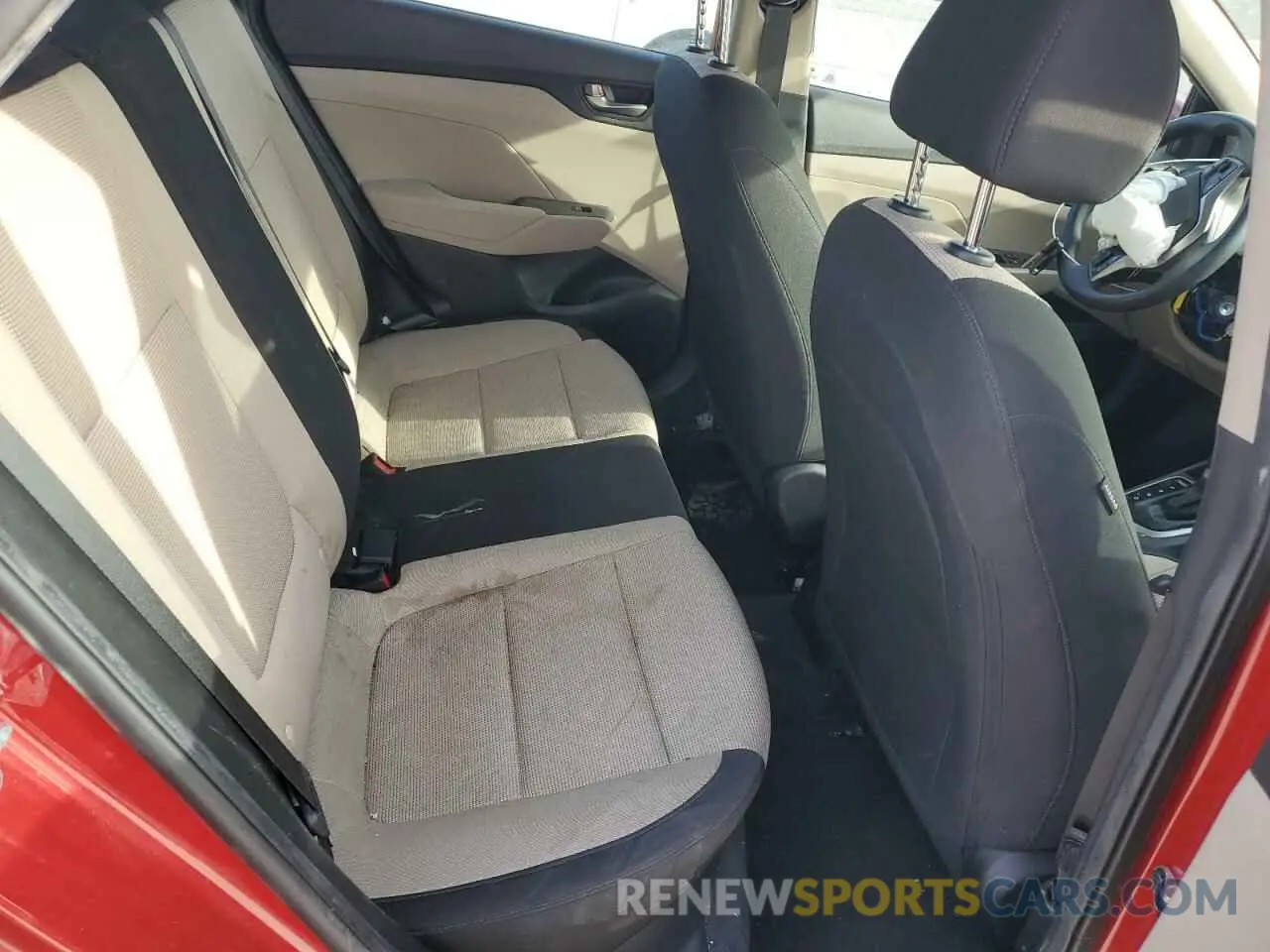 10 fotografías del automóvil dañado 3KPC24A64NE171673 HYUNDAI ACCENT 2022
