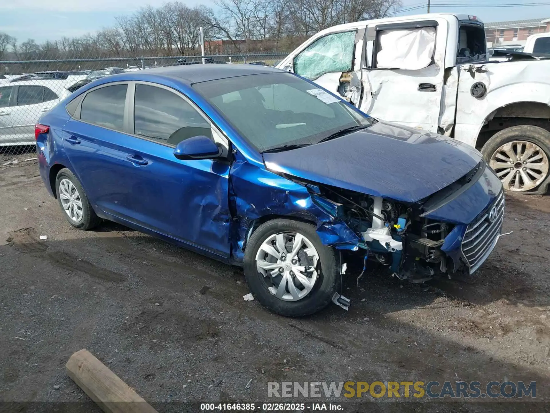 1 fotografías del automóvil dañado 3KPC24A64NE177005 HYUNDAI ACCENT 2022