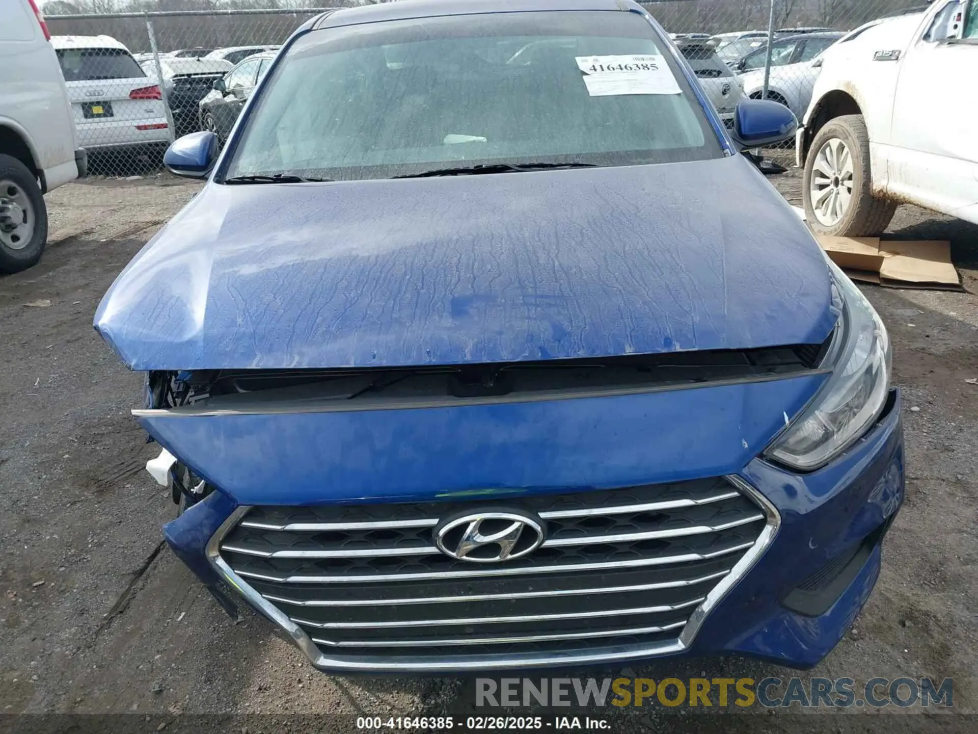 11 fotografías del automóvil dañado 3KPC24A64NE177005 HYUNDAI ACCENT 2022