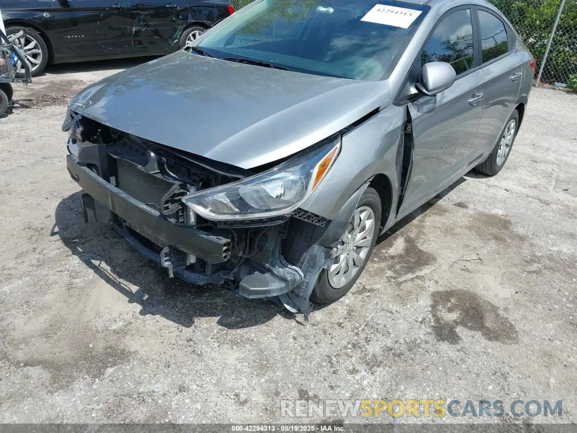 18 fotografías del automóvil dañado 3KPC24A64NE177618 HYUNDAI ACCENT 2022