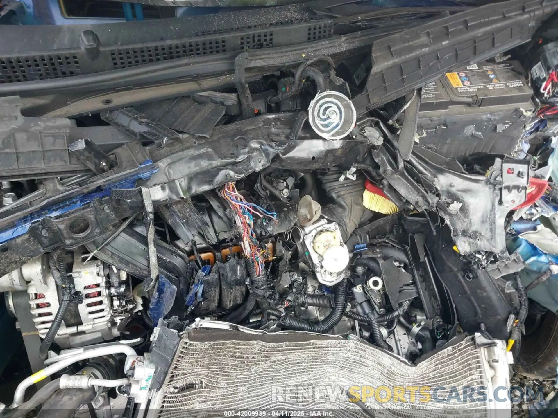 10 fotografías del automóvil dañado 3KPC24A64NE184942 HYUNDAI ACCENT 2022