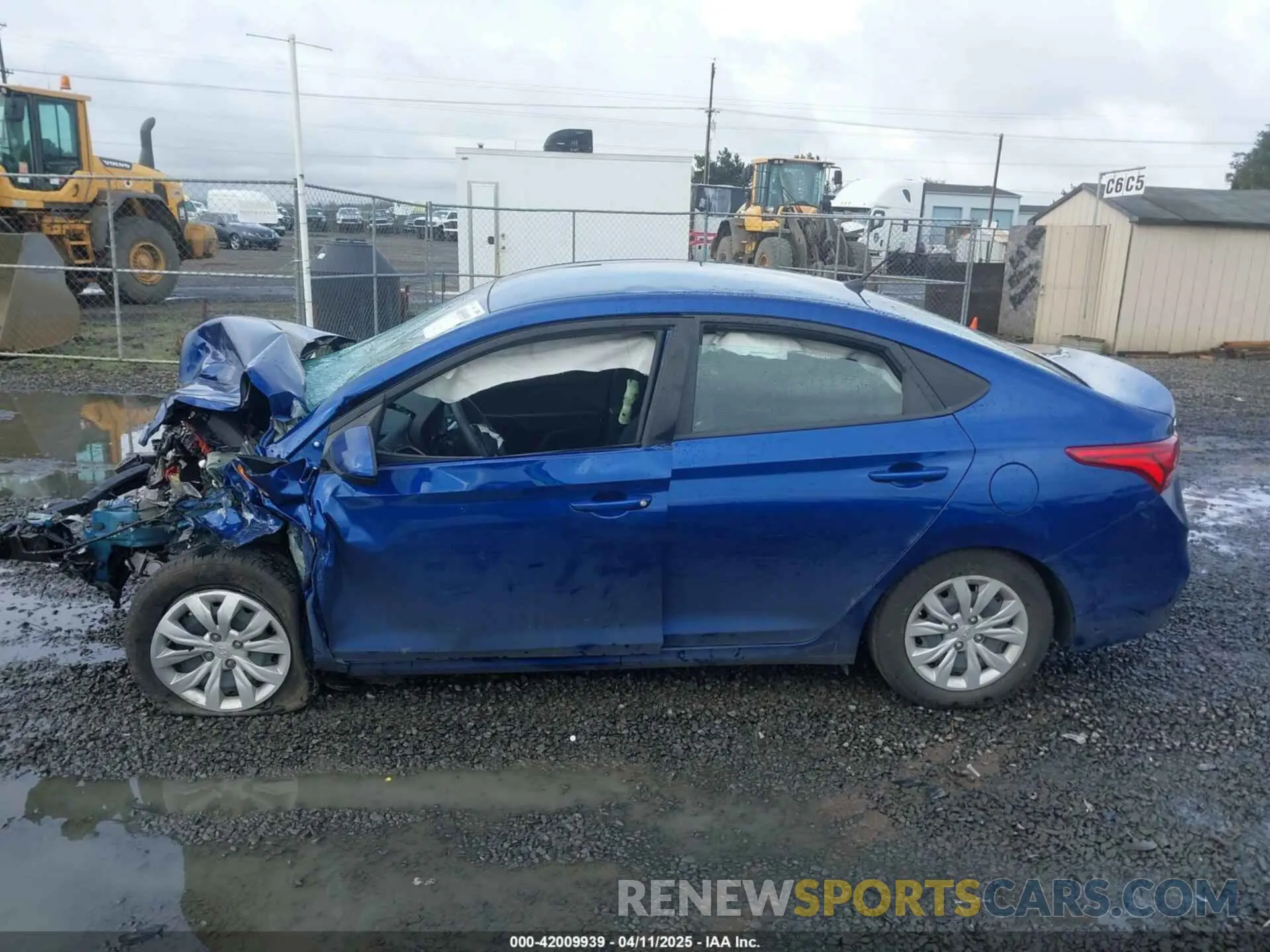 14 fotografías del automóvil dañado 3KPC24A64NE184942 HYUNDAI ACCENT 2022