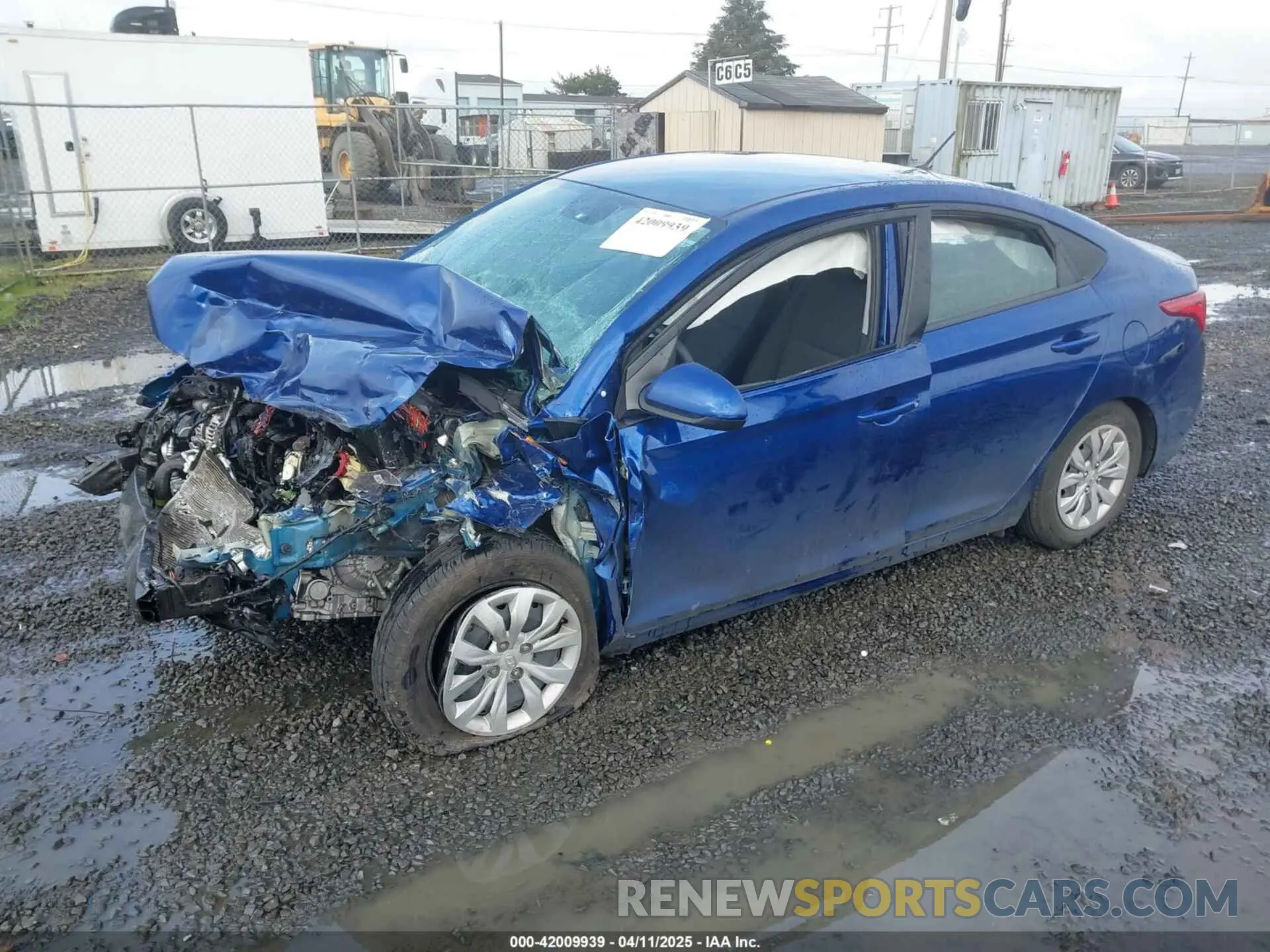2 fotografías del automóvil dañado 3KPC24A64NE184942 HYUNDAI ACCENT 2022