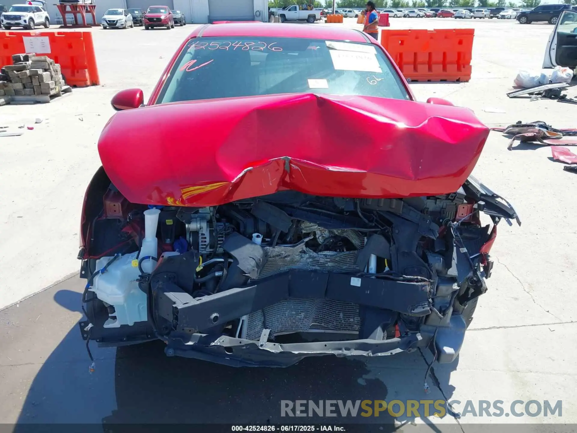 6 fotografías del automóvil dañado 3KPC24A65NE158043 HYUNDAI ACCENT 2022