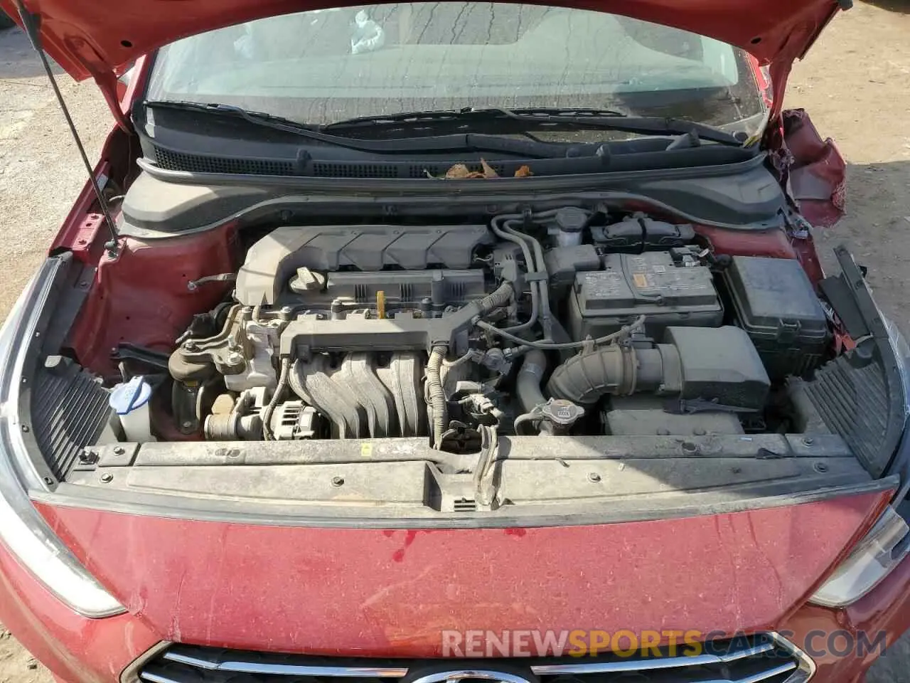 11 fotografías del automóvil dañado 3KPC24A65NE159144 HYUNDAI ACCENT 2022