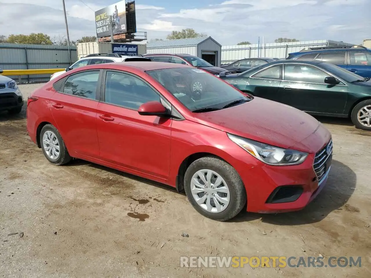 4 fotografías del automóvil dañado 3KPC24A65NE159144 HYUNDAI ACCENT 2022