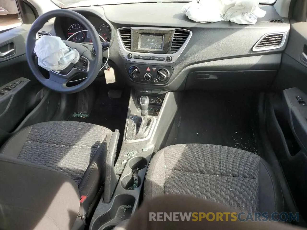 8 fotografías del automóvil dañado 3KPC24A65NE159144 HYUNDAI ACCENT 2022