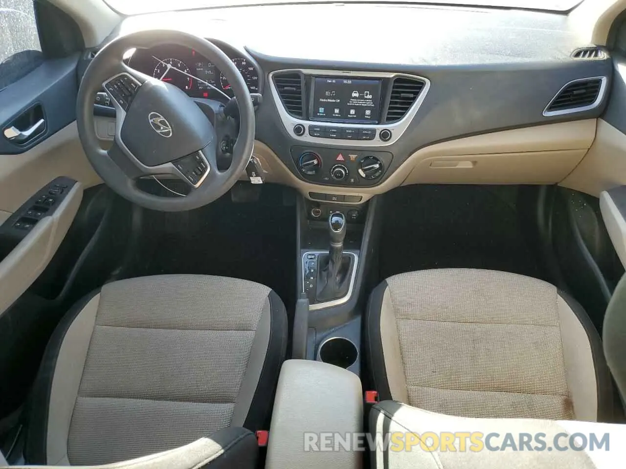 8 fotografías del automóvil dañado 3KPC24A65NE177532 HYUNDAI ACCENT 2022