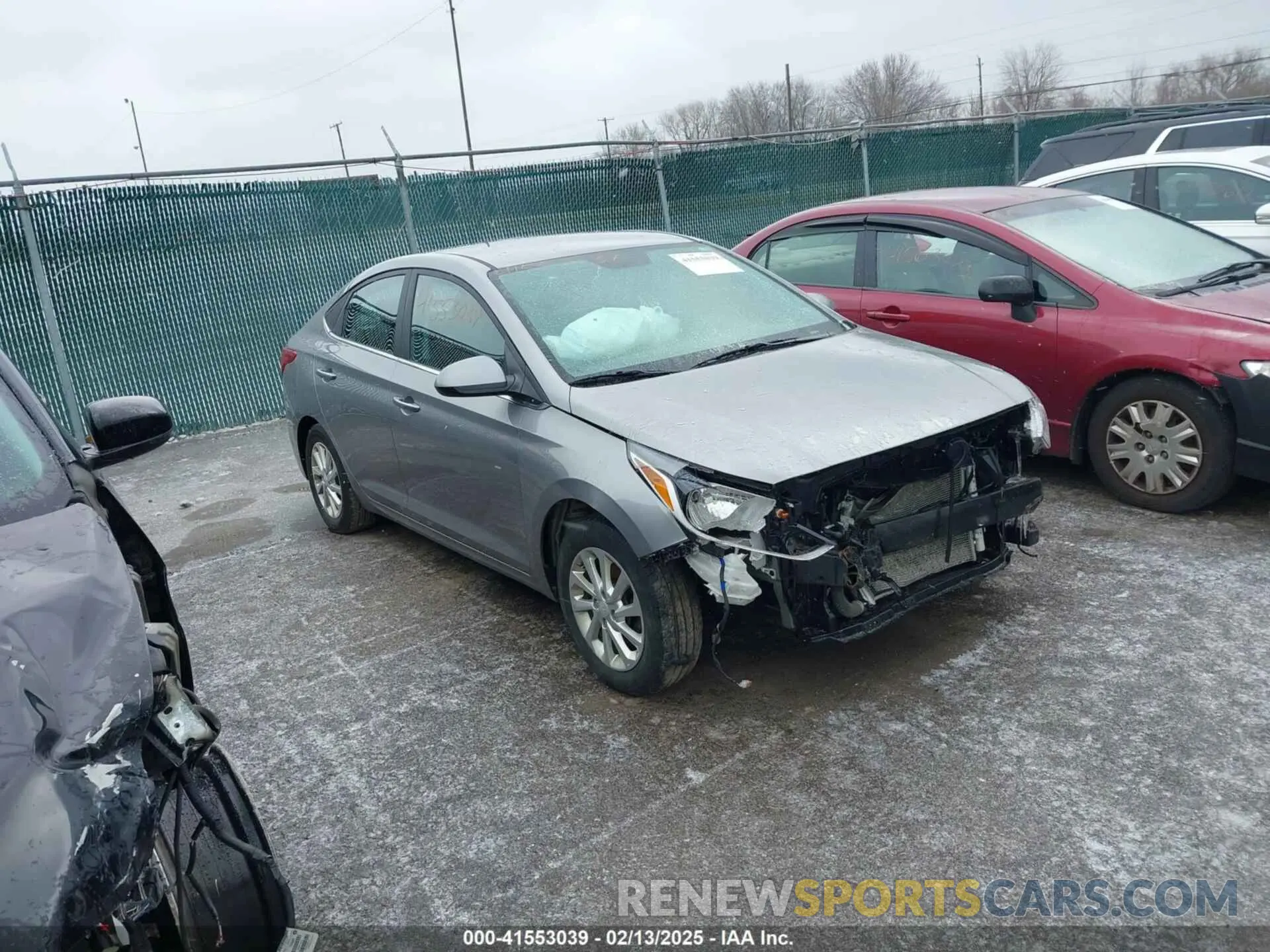 1 fotografías del automóvil dañado 3KPC24A65NE189809 HYUNDAI ACCENT 2022
