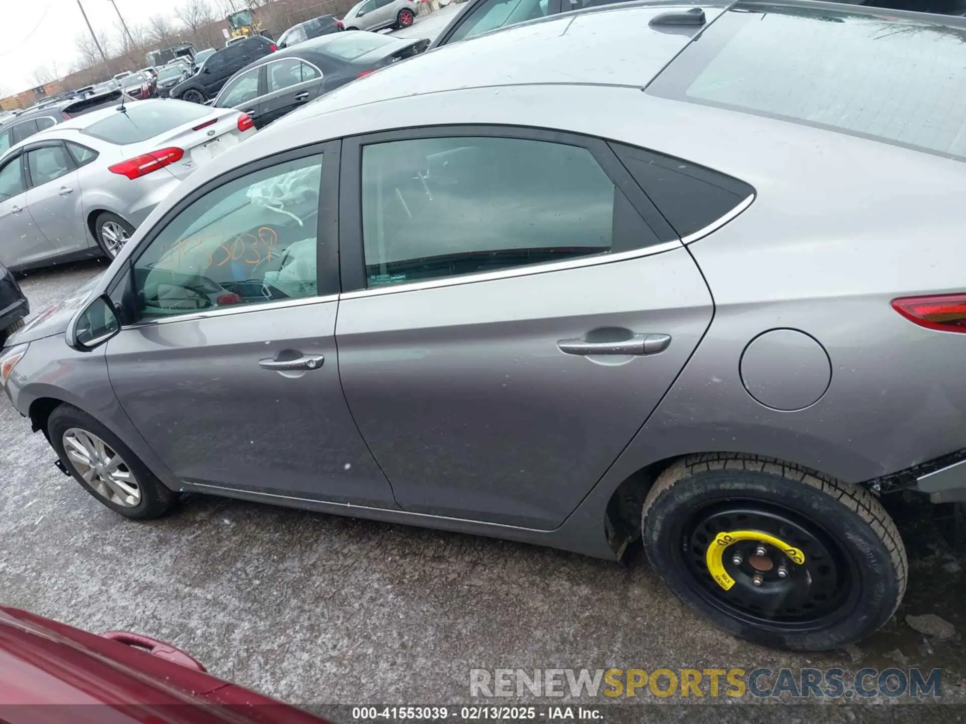 14 fotografías del automóvil dañado 3KPC24A65NE189809 HYUNDAI ACCENT 2022