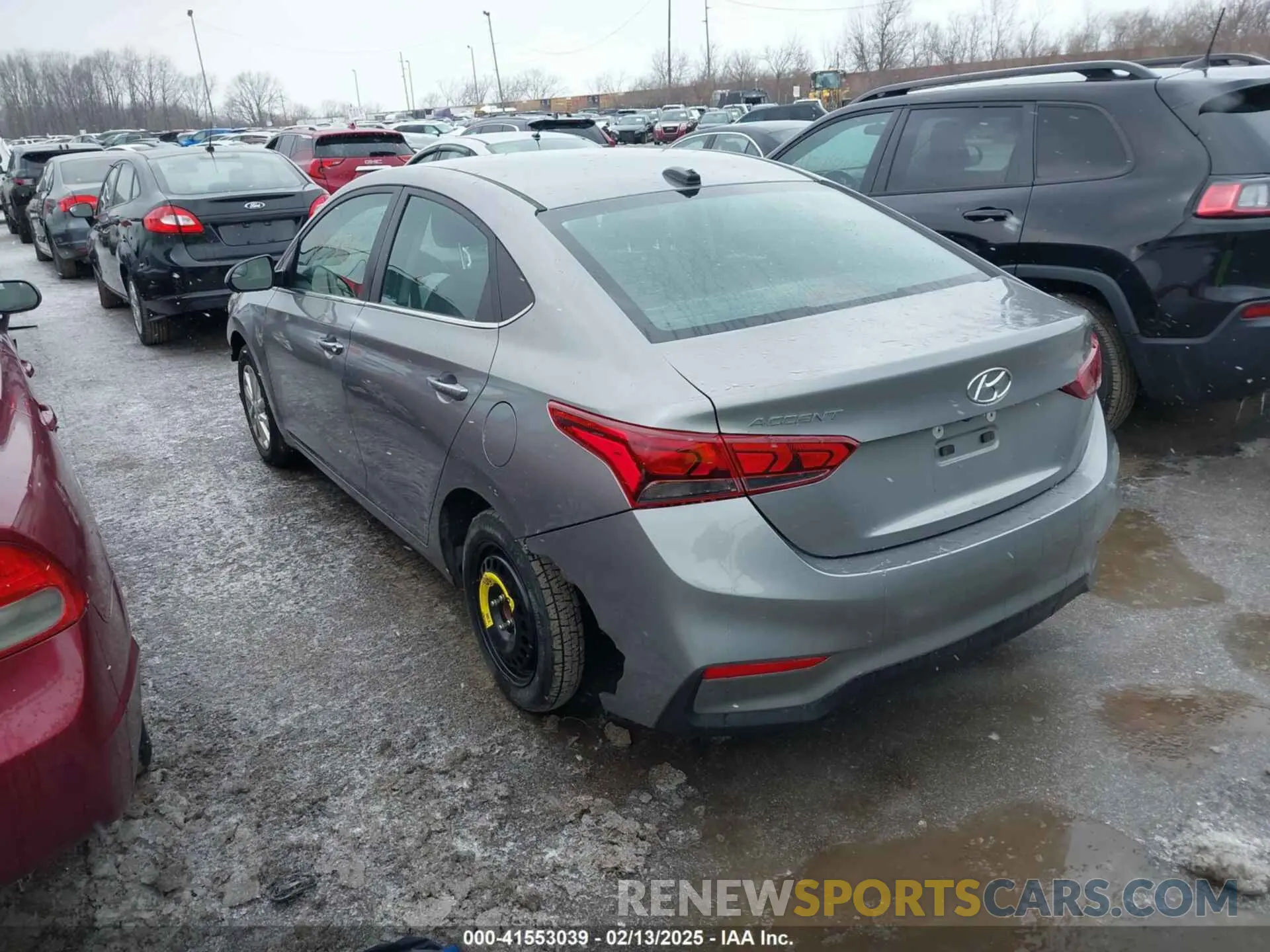 3 fotografías del automóvil dañado 3KPC24A65NE189809 HYUNDAI ACCENT 2022