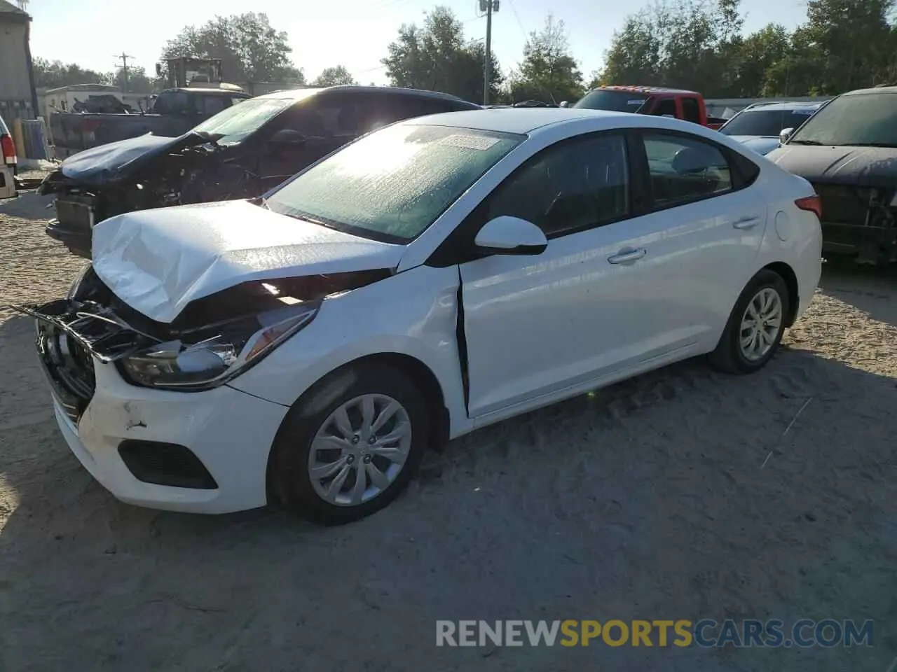1 fotografías del automóvil dañado 3KPC24A66NE165504 HYUNDAI ACCENT 2022