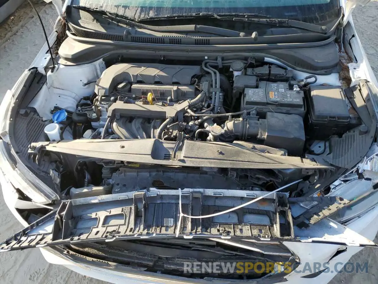 11 fotografías del automóvil dañado 3KPC24A66NE165504 HYUNDAI ACCENT 2022