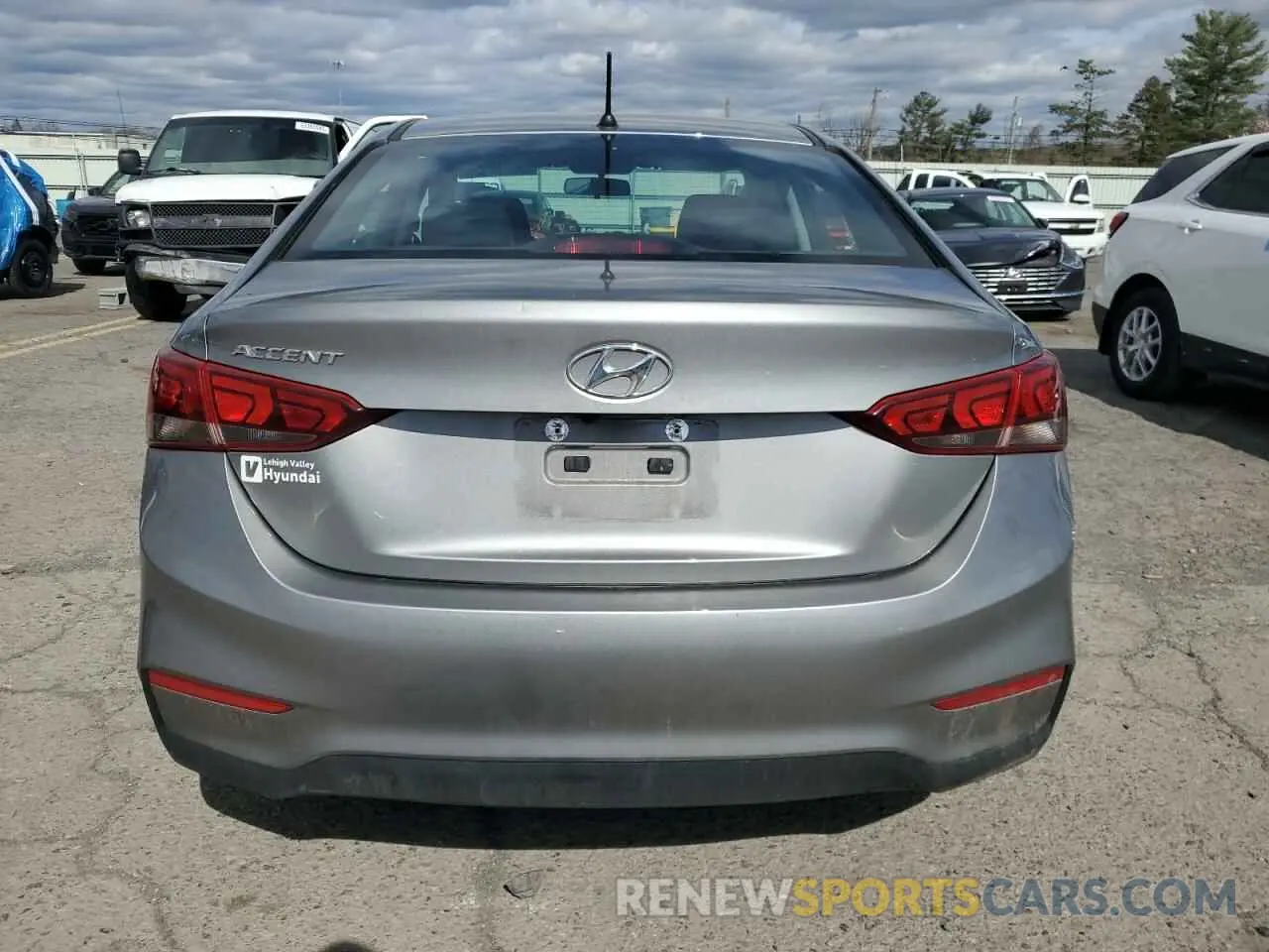 6 fotografías del automóvil dañado 3KPC24A66NE166541 HYUNDAI ACCENT 2022