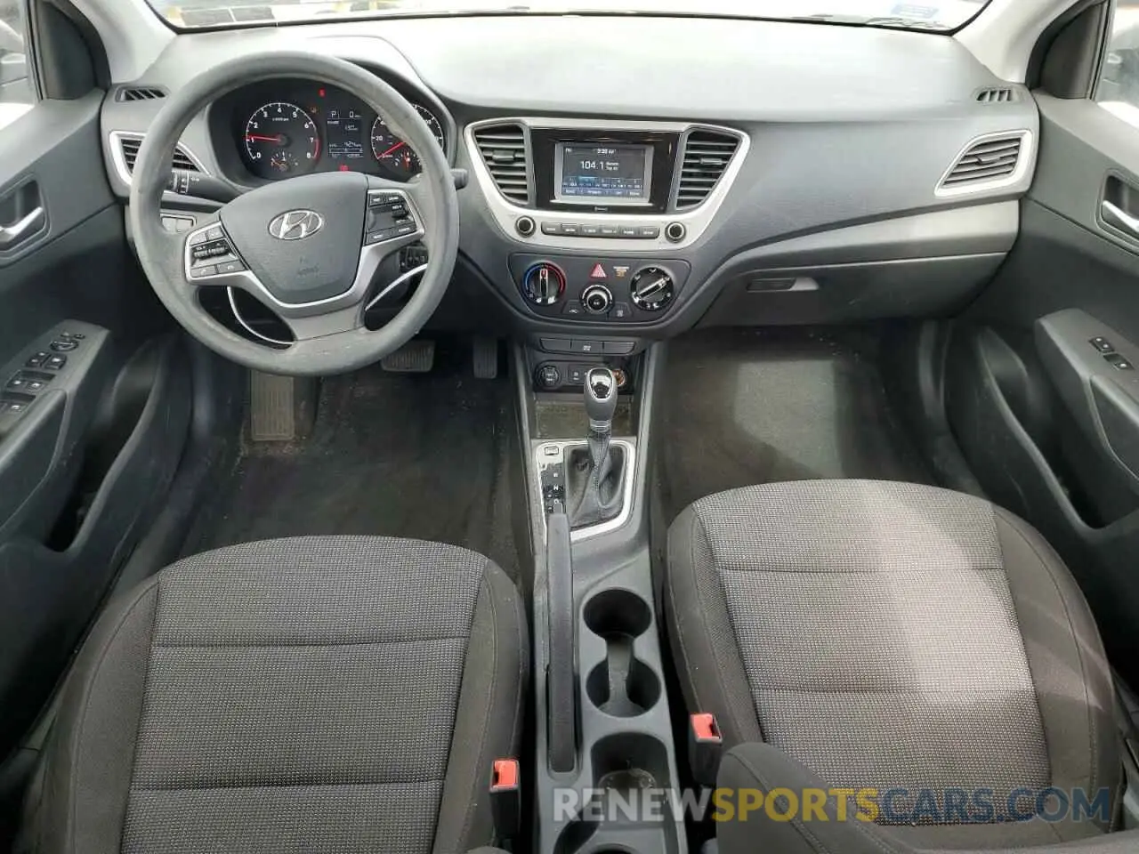 8 fotografías del automóvil dañado 3KPC24A66NE166541 HYUNDAI ACCENT 2022