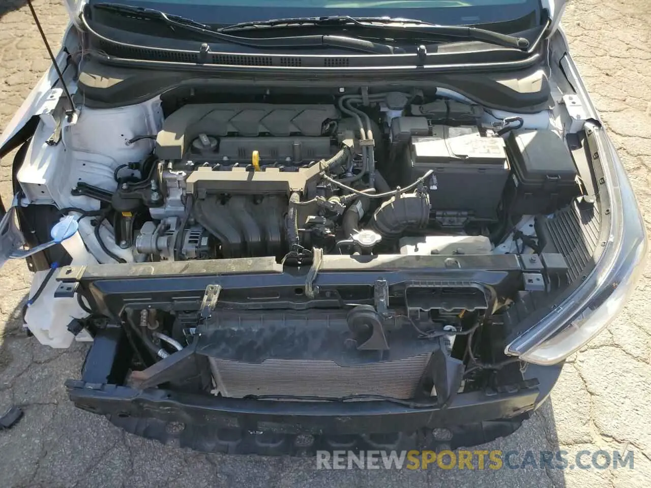 11 fotografías del automóvil dañado 3KPC24A66NE170234 HYUNDAI ACCENT 2022