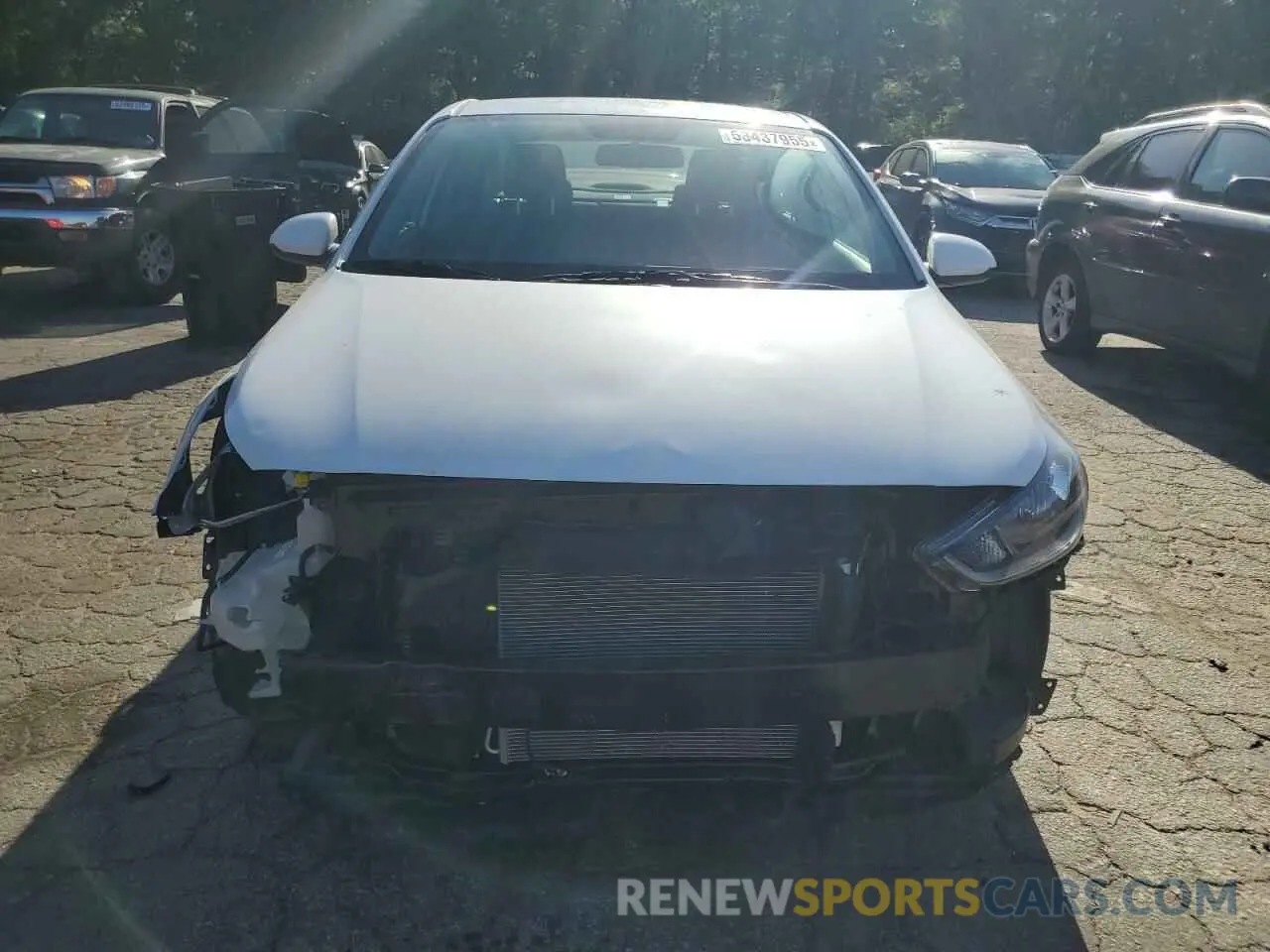 5 fotografías del automóvil dañado 3KPC24A66NE170234 HYUNDAI ACCENT 2022