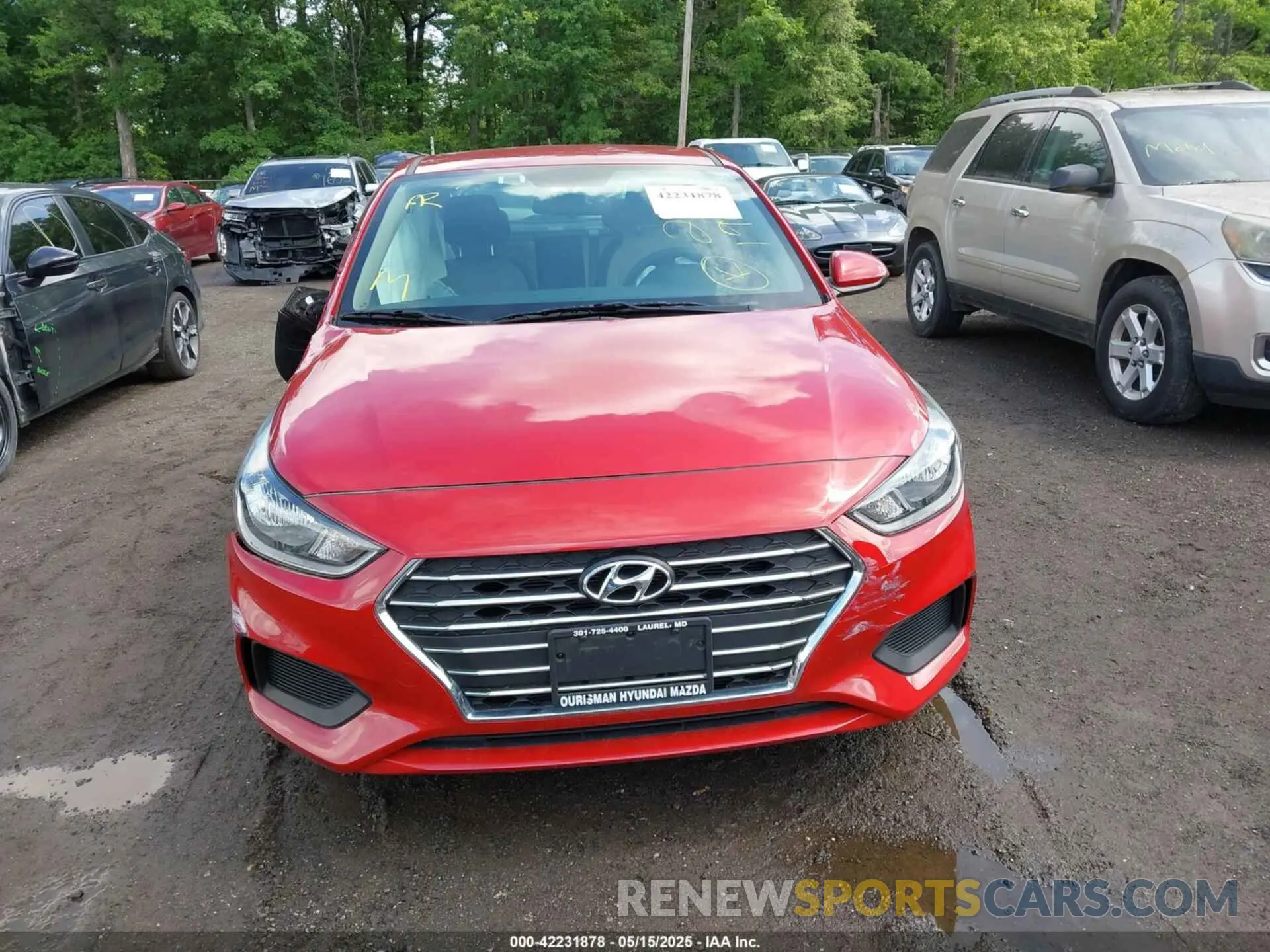 12 fotografías del automóvil dañado 3KPC24A66NE170802 HYUNDAI ACCENT 2022
