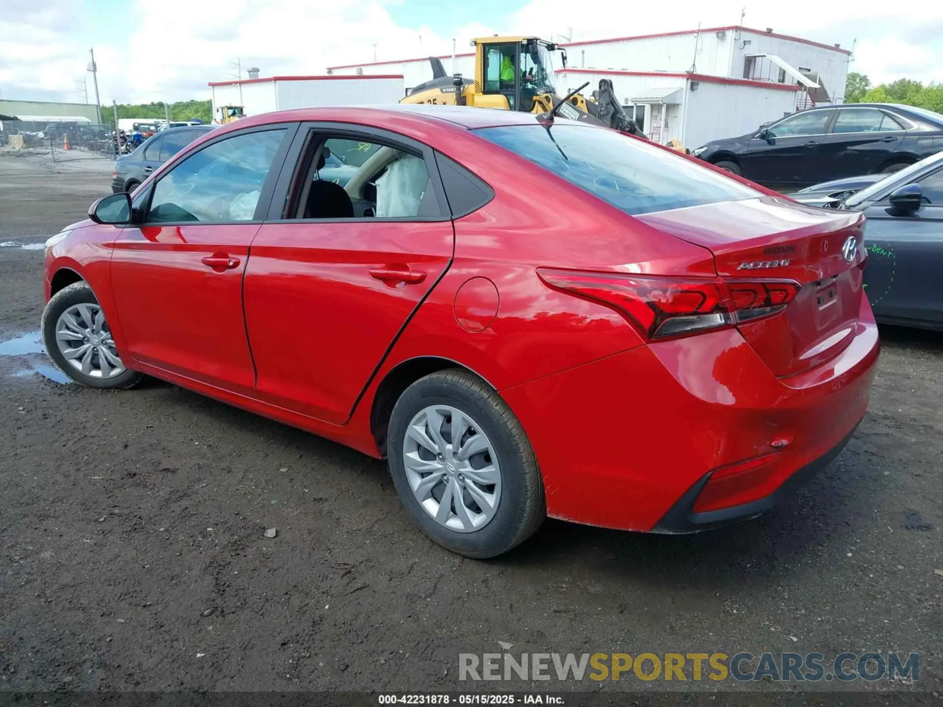 3 fotografías del automóvil dañado 3KPC24A66NE170802 HYUNDAI ACCENT 2022