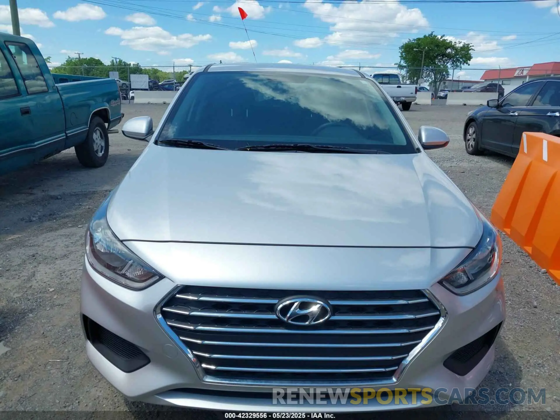 12 fotografías del automóvil dañado 3KPC24A66NE185218 HYUNDAI ACCENT 2022