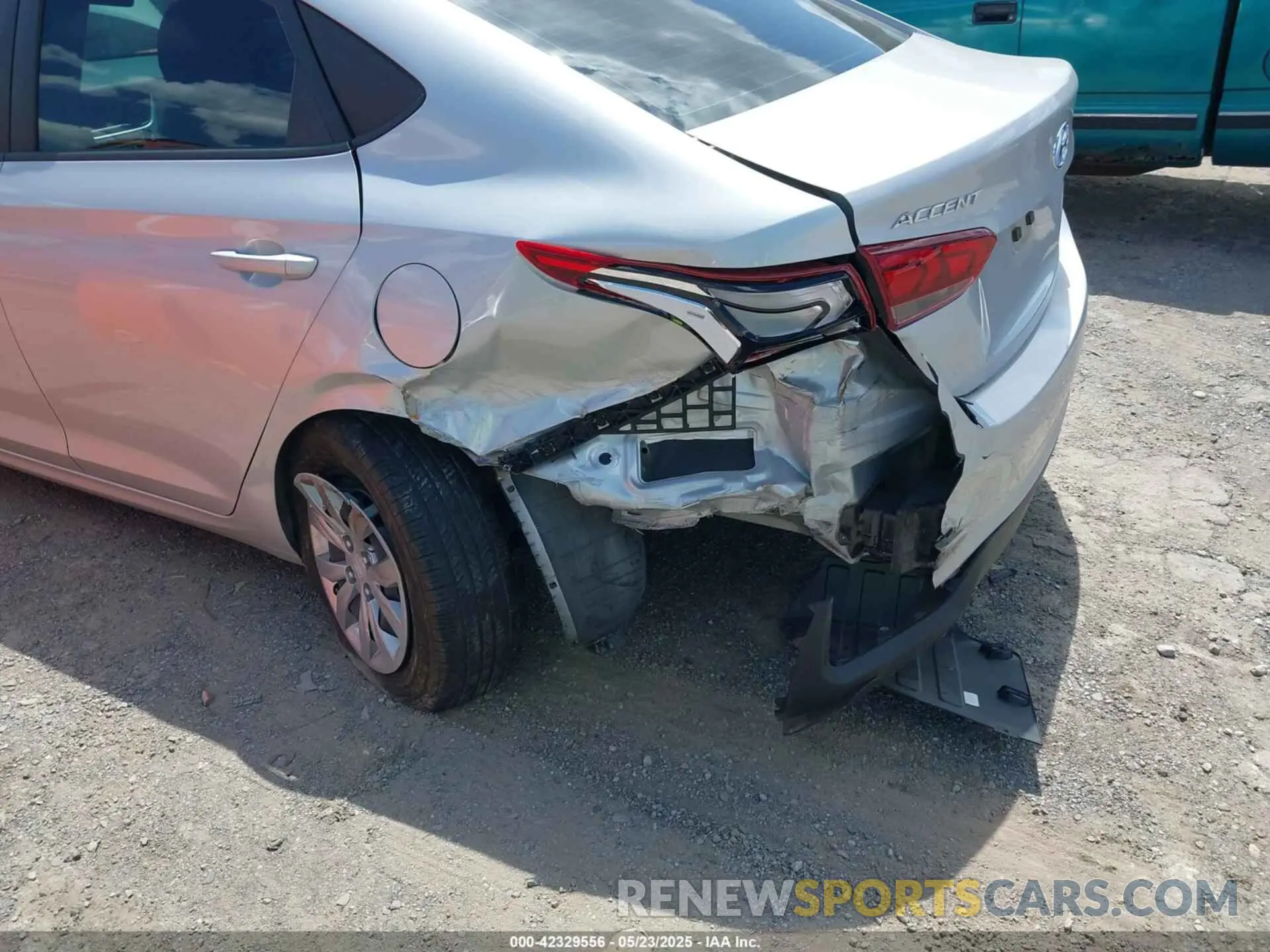 6 fotografías del automóvil dañado 3KPC24A66NE185218 HYUNDAI ACCENT 2022