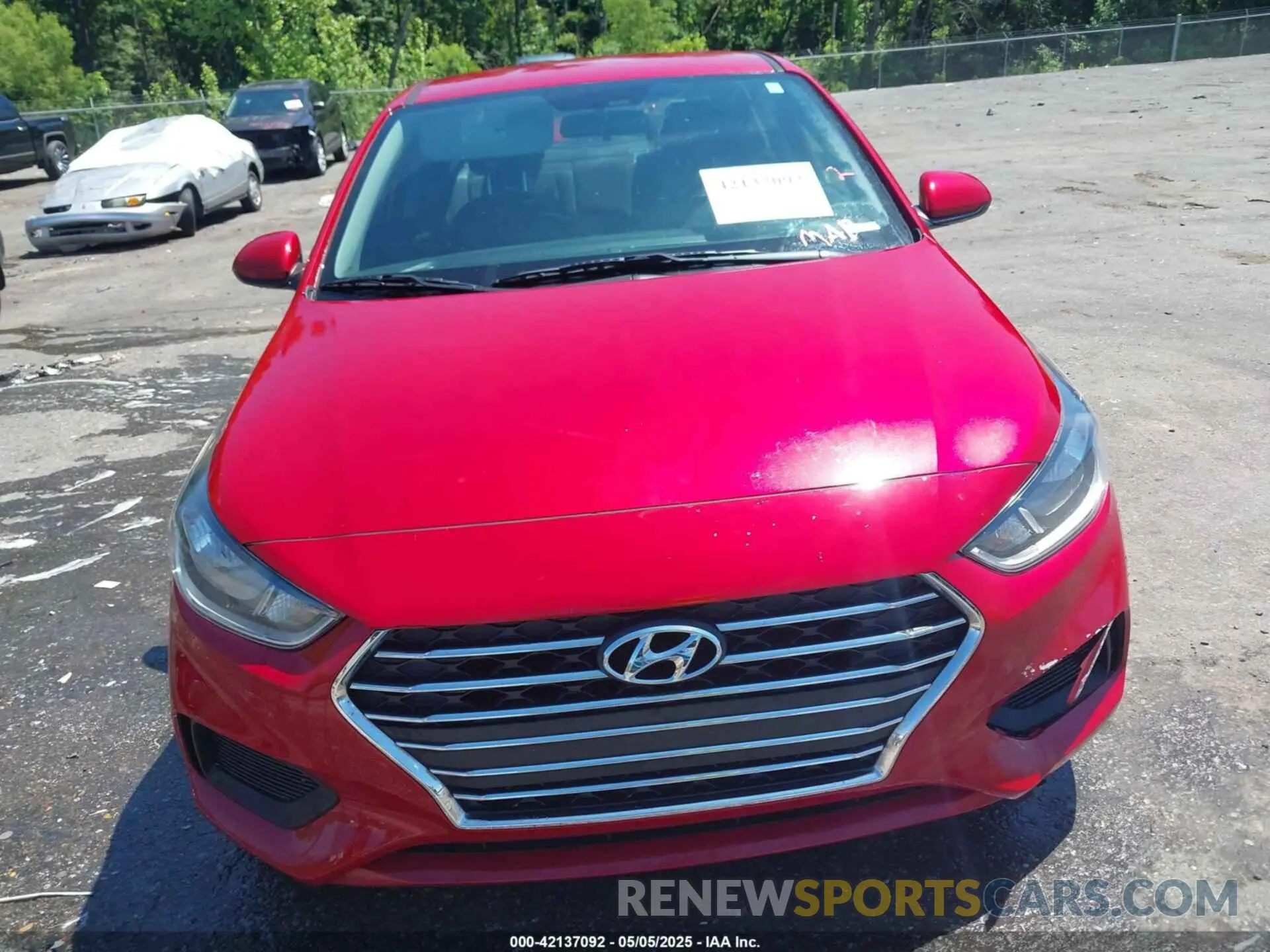 12 fotografías del automóvil dañado 3KPC24A67NE154530 HYUNDAI ACCENT 2022
